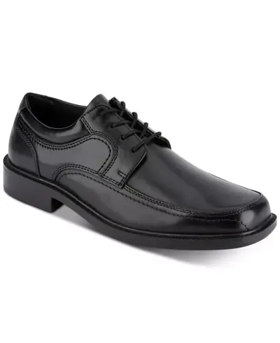 Men's Manvel Faux Leather Oxfords-Black - 9