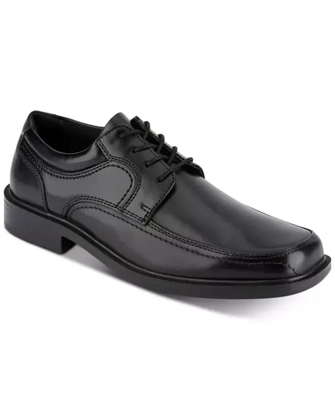 Men's Manvel Faux Leather Oxfords-Black - 9