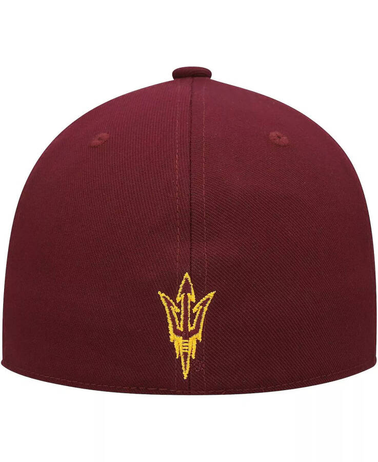 Men's Maroon Arizona State Sun Devils Patriotic On-Field Baseball Fitted Hat Maroon - 10