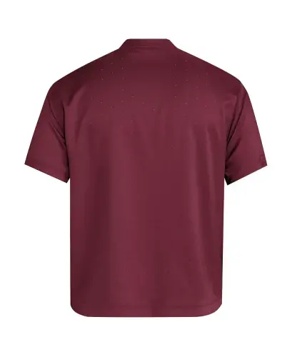 Men's Maroon Mississippi State Bulldogs Dugout Coaches Adizero Notch Neck Pullover Sweatshirt-Maroon - 3