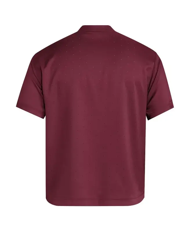 Men's Maroon Mississippi State Bulldogs Dugout Coaches Adizero Notch Neck Pullover Sweatshirt-Maroon - 3