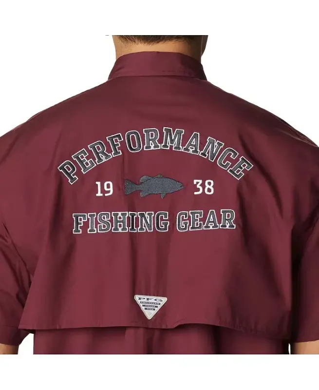 Men's Maroon Texas A&M Aggies Bonehead Button-Up Shirt - 5