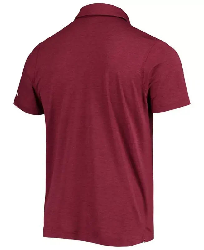 Men's Maroon Texas A&M Aggies Tech Trail Space-Dye Omni-Shade Polo Shirt - 4