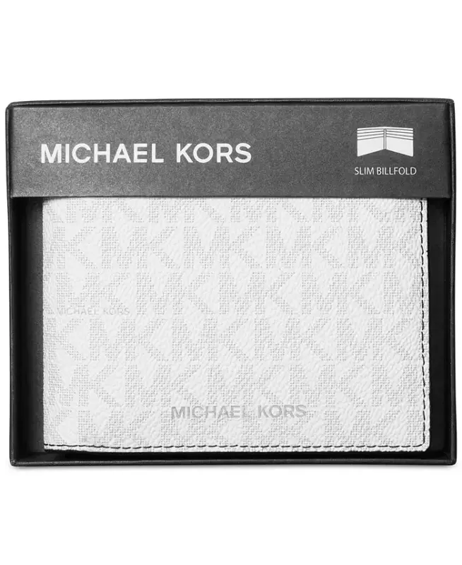 Men's Mason Signature Wallet-White - 3