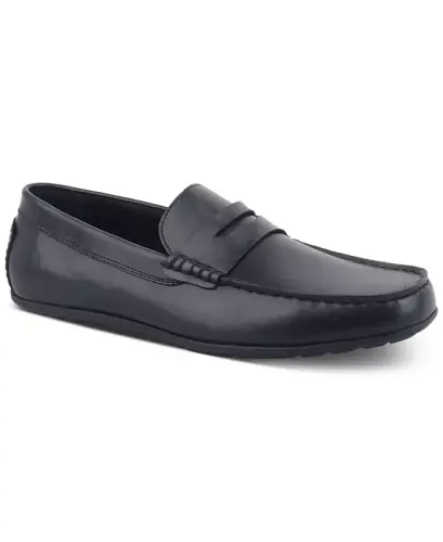 Men's Masonn Slip-On Penny Driving Loafers, Exclusively at Modazone-Black 
