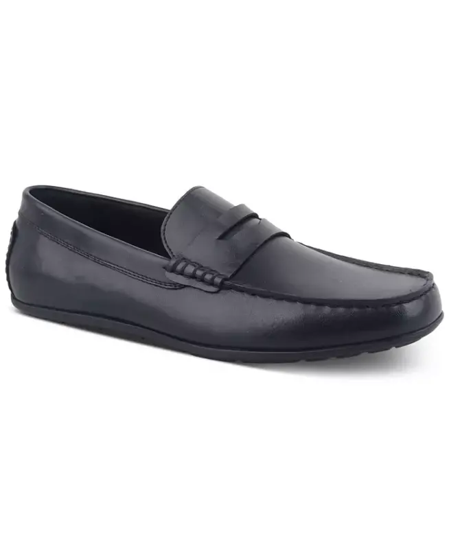 Men's Masonn Slip-On Penny Driving Loafers, Exclusively at Modazone-Black - ALFANI