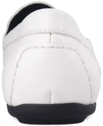 Men's Masonn Slip-On Penny Driving Loafers, Exclusively at Modazone - White Linen - 3