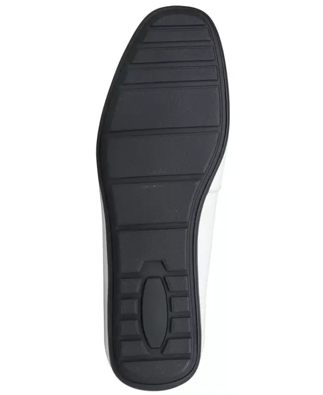 Men's Masonn Slip-On Penny Driving Loafers, Exclusively at Modazone - White Linen - 5
