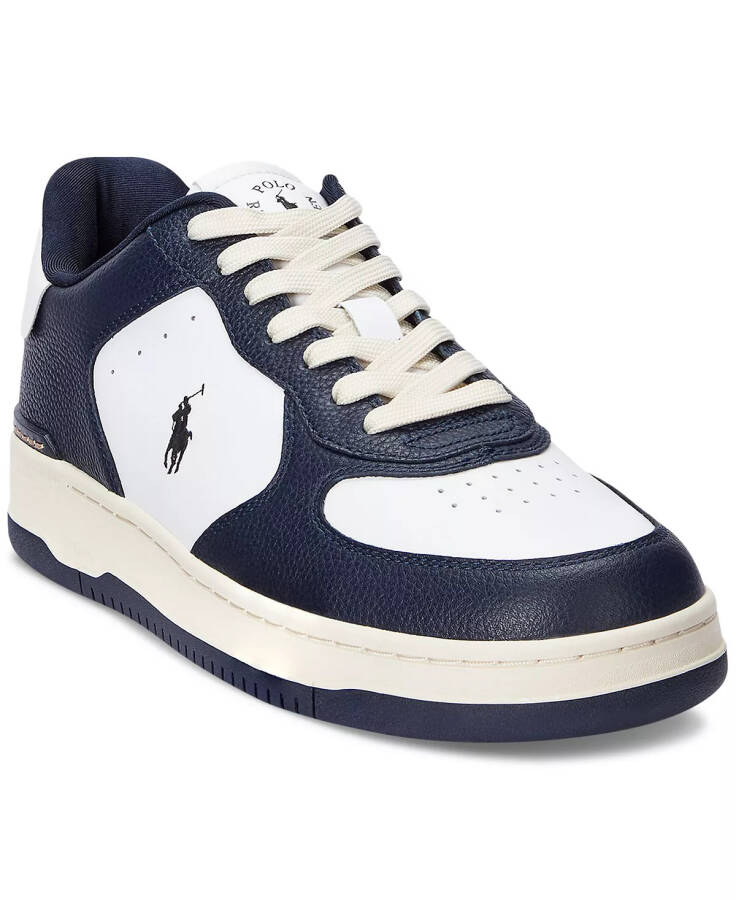 Men's Masters Court Lace-Up Sneakers AVIATOR NAVY/WHITE - 1