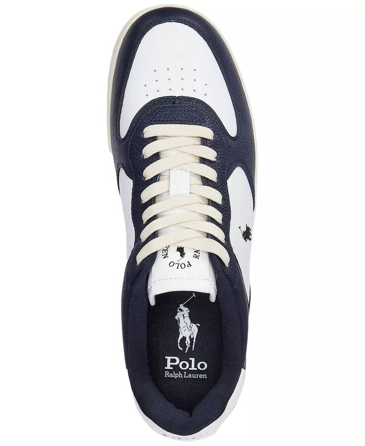 Men's Masters Court Lace-Up Sneakers AVIATOR NAVY/WHITE - 3