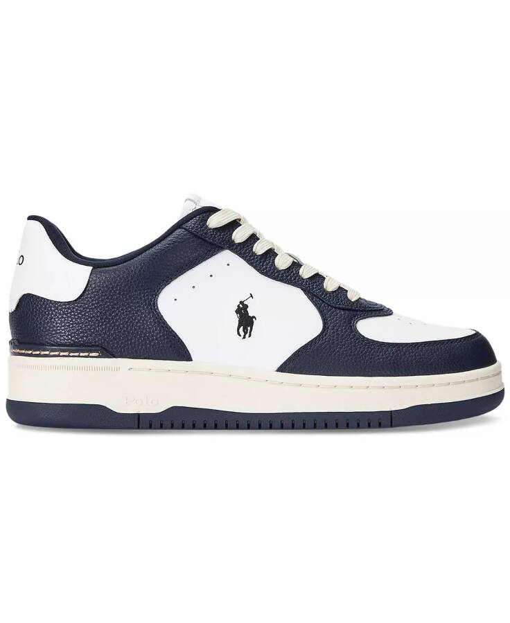 Men's Masters Court Lace-Up Sneakers AVIATOR NAVY/WHITE - 4