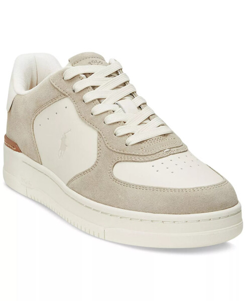 Men's Masters Court Lace-Up Sneakers MILKSHAKE/ECRU - 1