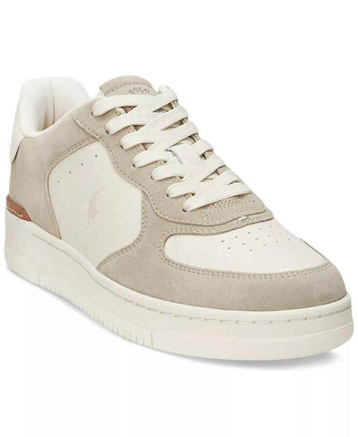 Men's Masters Court Lace-Up Sneakers MILKSHAKE/ECRU - 1