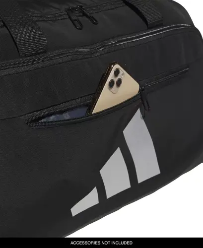 Men's Medium Defender Logo Duffel Bag - Black/Silver - 4