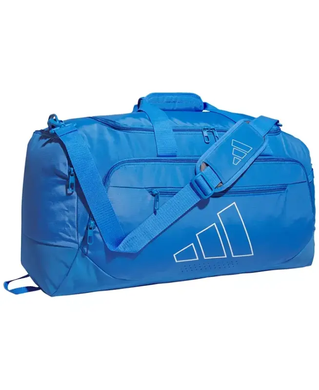 Men's Medium Defender Logo Duffel Bag - Ray Blue - ADIDAS