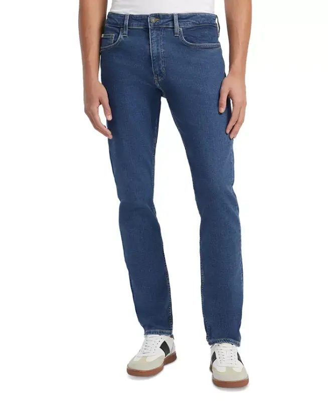 Men's Medium-Wash GJ G14 Slim Jeans-GJ Varane Medium Wash - GUESS JEANS