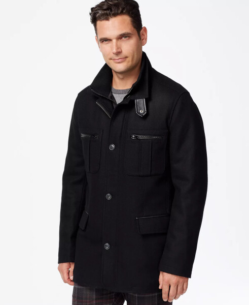 Men's Melton Jacket Black - 1