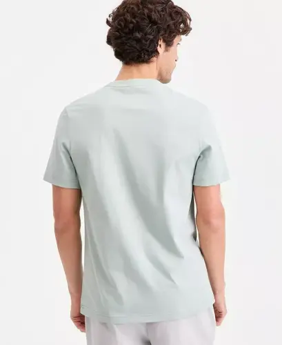 Men's Mercerized Cotton Short Sleeve Crewneck T-Shirt, Created for Modazone - Antique Sage - ALFANI (1)