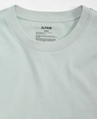 Men's Mercerized Cotton Short Sleeve Crewneck T-Shirt, Created for Modazone - Antique Sage - 4