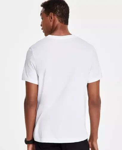 Men's Mercerized Cotton Short Sleeve Crewneck T-Shirt, Modazone Exclusive - Bright White - Alfani (1)
