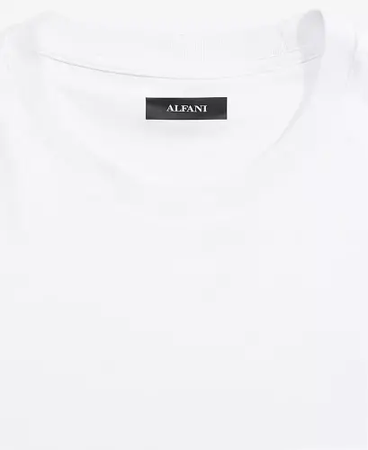 Men's Mercerized Cotton Short Sleeve Crewneck T-Shirt, Modazone Exclusive - Bright White - 5