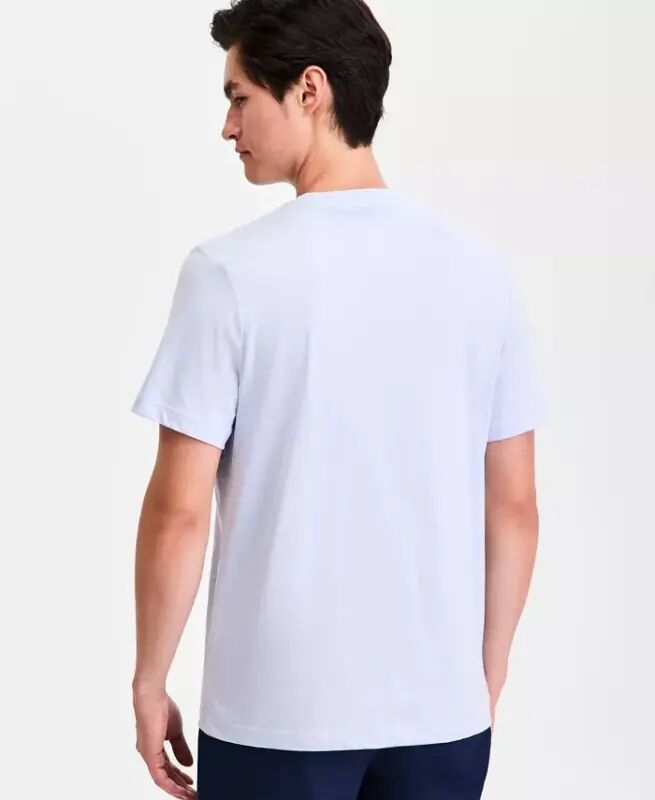 Men's Mercerized Cotton Short Sleeve Crewneck T-Shirt, Modazone Exclusive - Lavendar Ice - 3