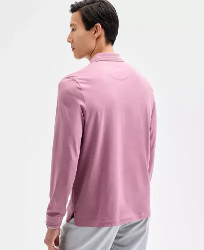 Men's Mercerized Polo Shirt, Created for Modazone - Chalky Rose - 4