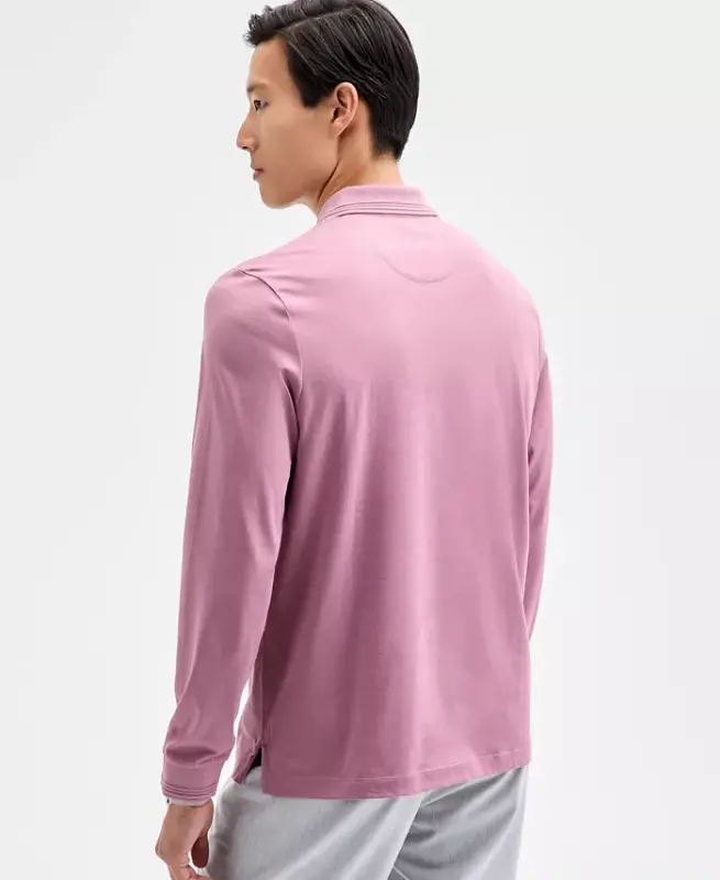 Men's Mercerized Polo Shirt, Created for Modazone - Chalky Rose - 4