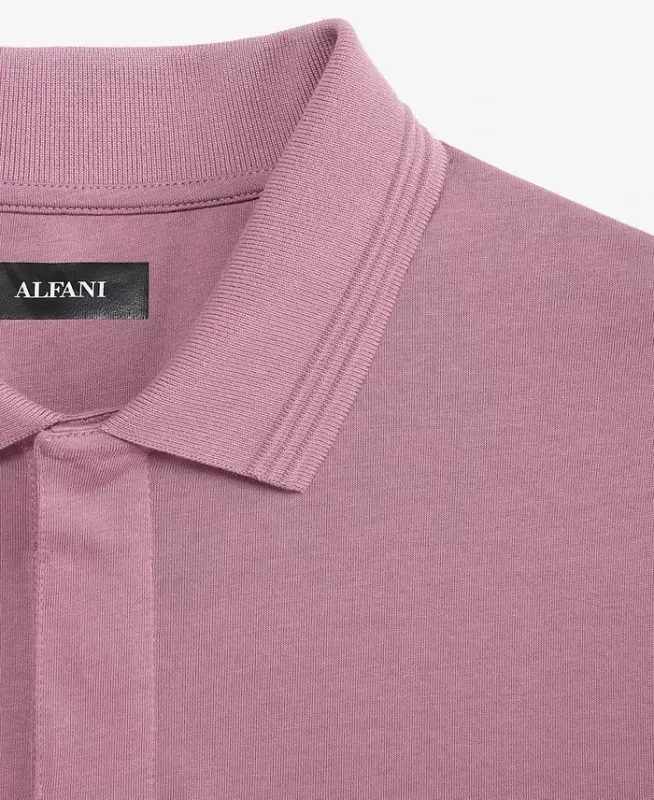 Men's Mercerized Polo Shirt, Created for Modazone - Chalky Rose - 5