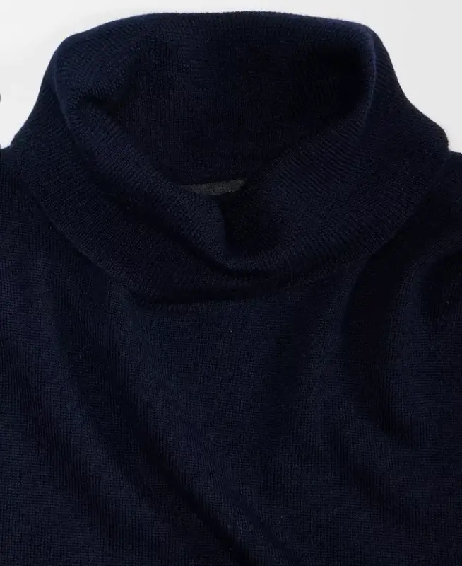 Men's Merino Wool Blend Turtleneck Sweater, Created for Modazone - 5