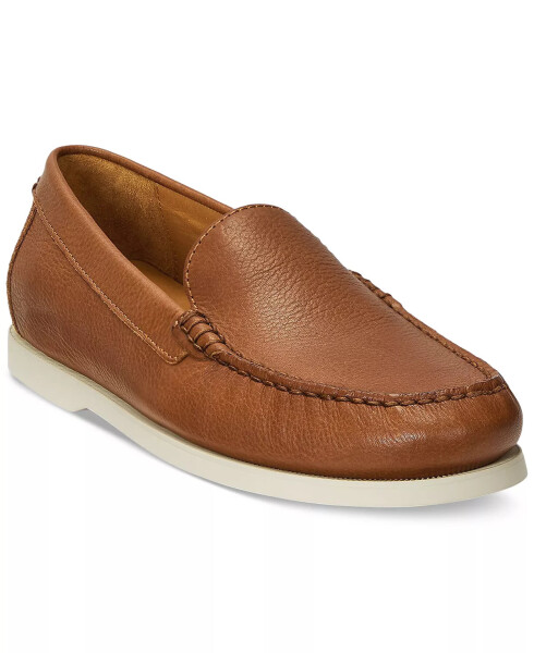 Men's Merton Leather Venetian Loafers Tan - 1