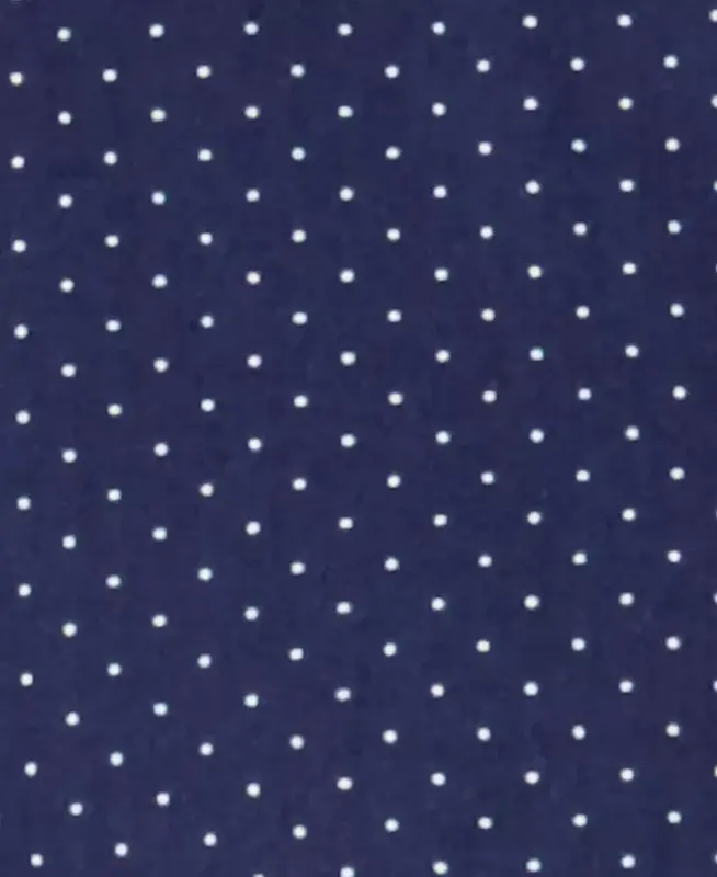 Men's Micro Dot Print Stretch Cotton Shirt, Created for Modazone-Navy Blue - 5
