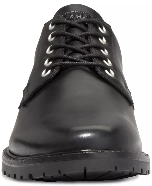 Men's Midland Lug Plain Toe Oxford Dress Shoes Black/Black - 5