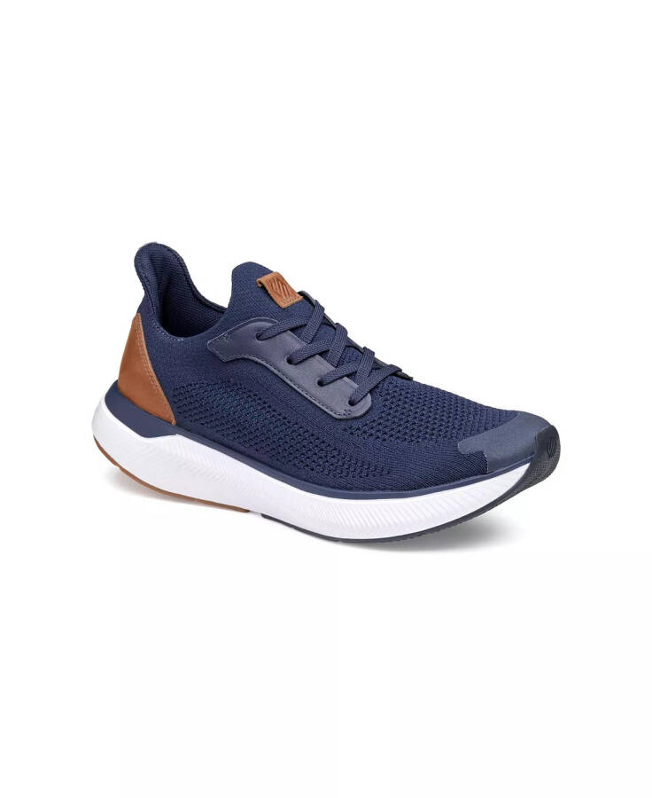 Men's Miles Knit Lace-Up Sneakers Navy Knit - 1