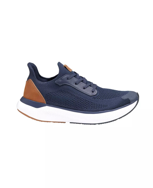 Men's Miles Knit Lace-Up Sneakers Navy Knit - 6