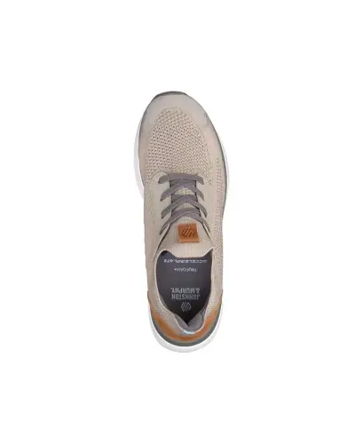 Men's Miles Knit Lace-Up Sneakers-Taupe Knit - 4