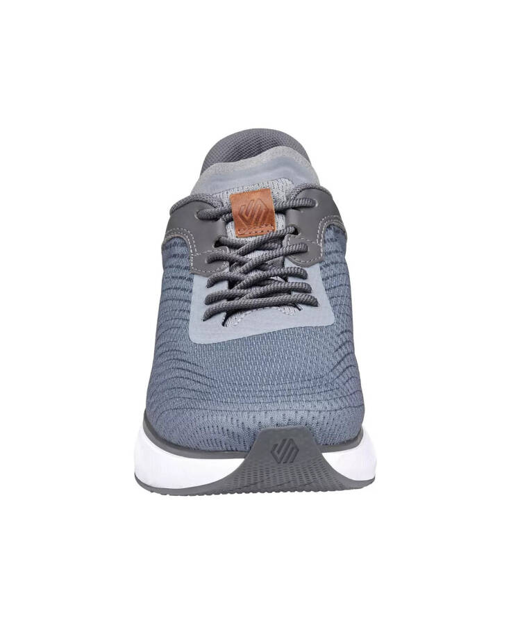 Men's Miles Knit U-Throat Lace-Up Sneakers Gray Knit - 6