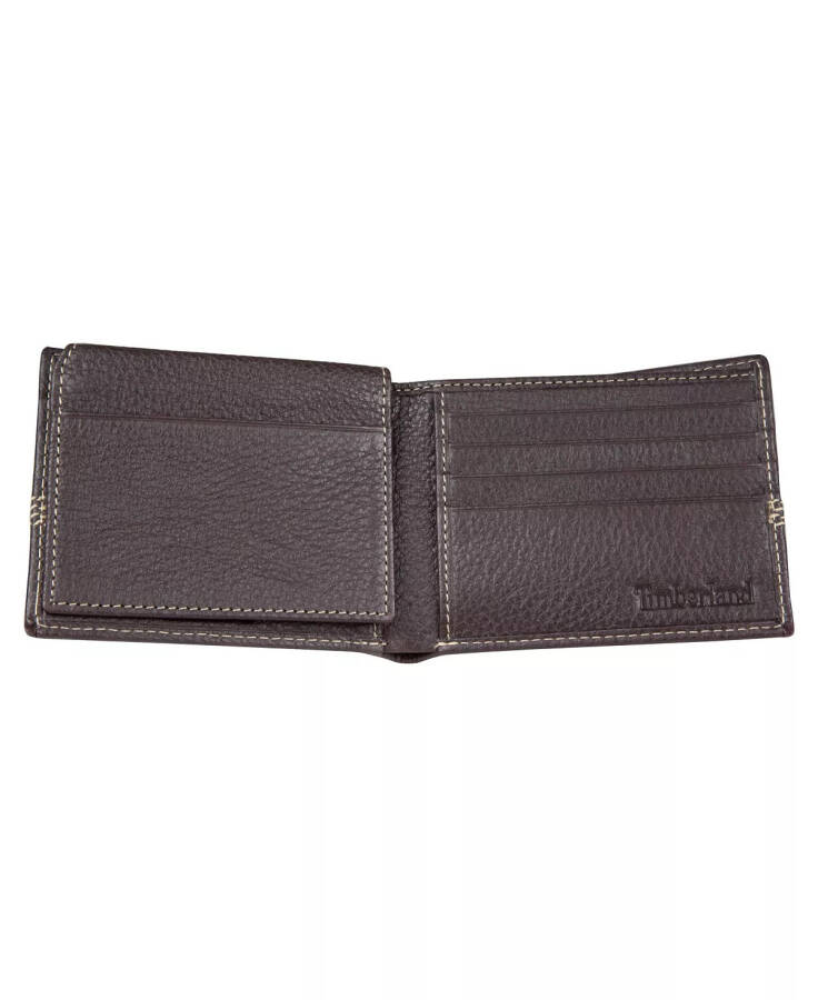 Men's Milled Quad Stitch Passcase Wallet Black - 3