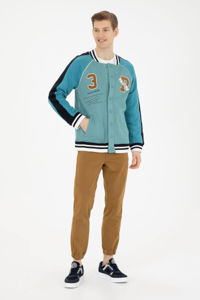 Men's Mint Knit Cardigan - 4