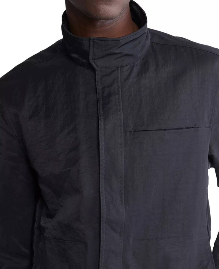 Men's Modern Crinkle Field Jacket Black Beauty - 3