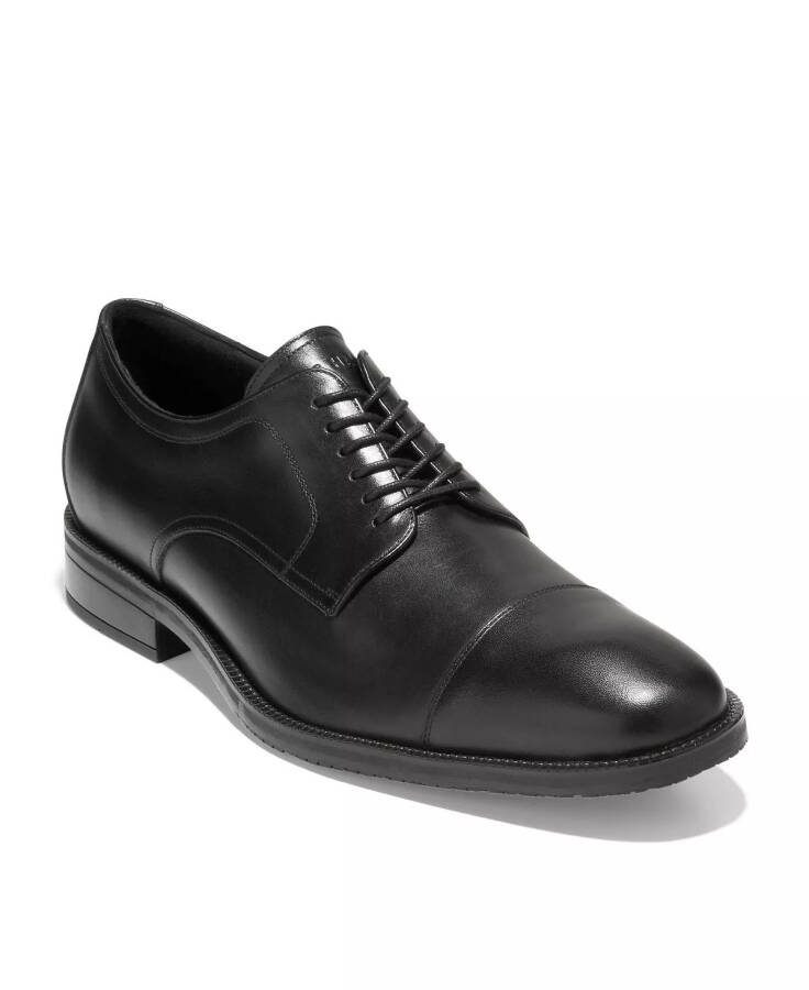 Men's Modern Essentials Cap Oxford Shoes Black - 1