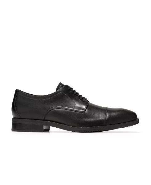 Men's Modern Essentials Cap Oxford Shoes Black - 2