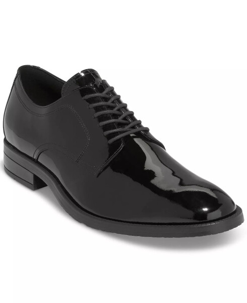 Men's Modern Essentials Plain Toe Oxford Shoes Black Patent - 1