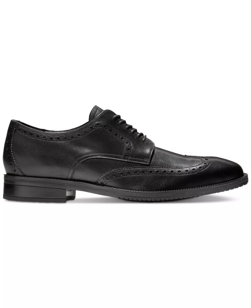 Men's Modern Essentials Wing Oxford Shoes Black Waterproof - 2