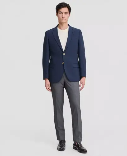 Men's Modern-Fit Active Stretch Solid Blazer - 4