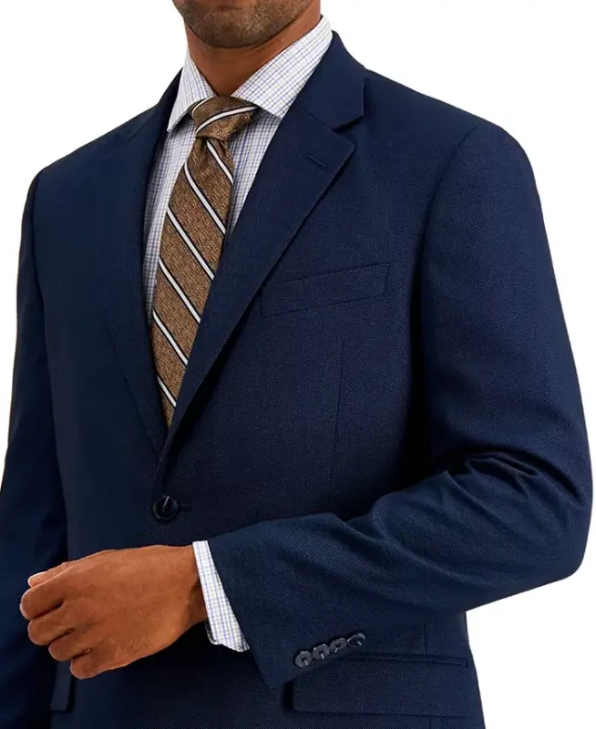 Men's Modern-Fit Bi-Stretch Suit - 4