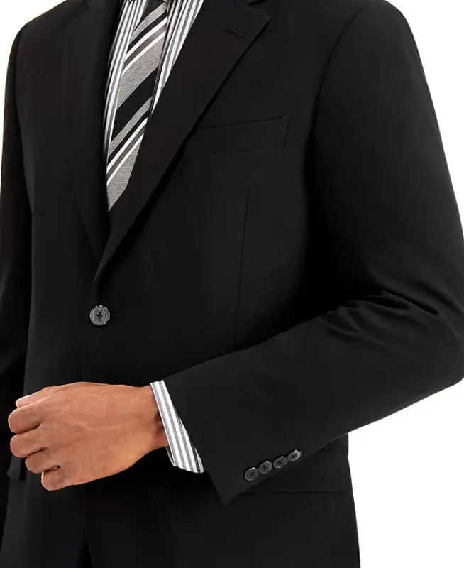Men's Modern-Fit Bi-Stretch Suit - 3