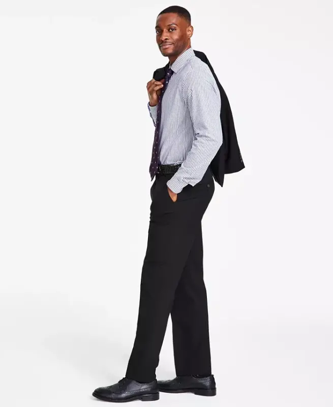 Men's Modern-Fit Bi-Stretch Suit - 17