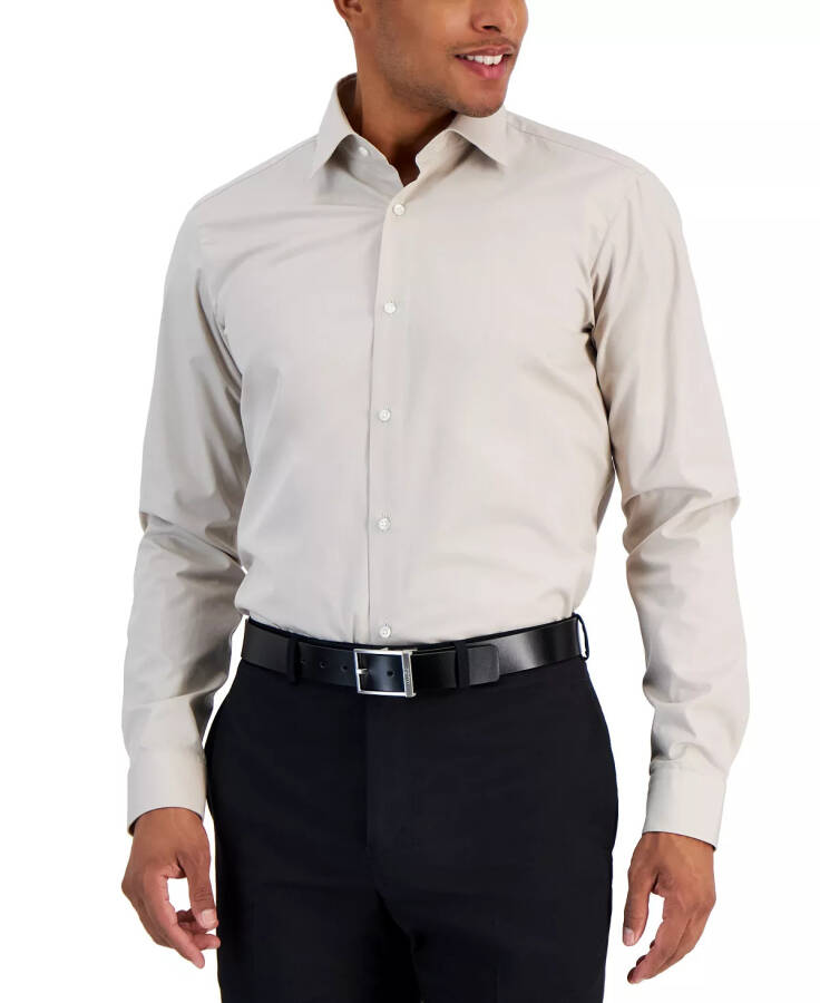 Men's Modern-Fit Dress Shirt Grey - 1