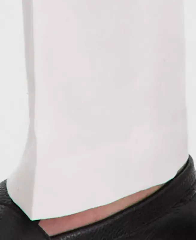 Men's Modern-Fit Linen Pants-White - 7